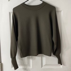 Pink Rose Ribbed Sweater